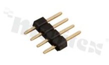 Listwa stykowa do PCB; w rastrze 2.00mm; 1x4 styków; montaż: THT; męska; prosta; jednorzędowe 