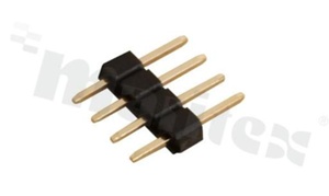 Listwa stykowa do PCB; w rastrze 2.00mm; 1x4 styków; montaż: THT; męska; prosta; jednorzędowe