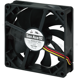 Fan; DC; 24VDC; 92x92x25mm; 1.26m3/min; 27.0dB.