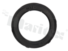 Lock nut for M32 cable gland; for wrench 42; nylon; black