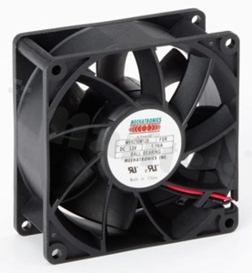 Wentylator; DC; 24VDC; 92x92x38mm; 4.84m3/min; 63.30dB; 2 przewody