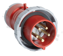 Złącze zasilania o dużej wytrzymałości; 3P+N+E; męskie; wtyk