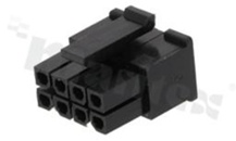 Korpus złącza kablowego; w rastrze 3.00mm; 8-stykowego [2x4]; żeńskie; dwurzędowe; na przewód AWG#20-24; 250V/5A