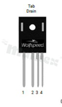 Transistor N-MOSFET SiC; unipolar; 1200V; 21mOhm; 104A; 405W; -55+175 deg.C; THT; TO-247-4LP