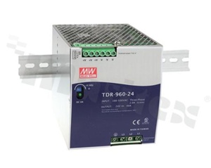 Zasilacz impulsowy; DIN; 960W; 48V; 20A; 340-550VAC; 480-780VDC