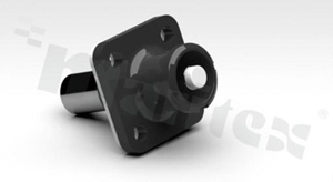 Connector power heavy duty power; 10.3mm; 50mm; black