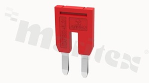 Mostek do złączy przelotowych ; 2-torowy;szary;