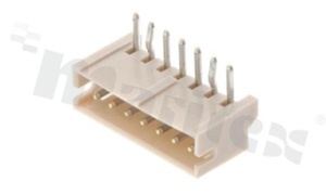 Header for PCB; pitch 1.50mm; 7-contacts; THT; male; side entry; 50V/1A