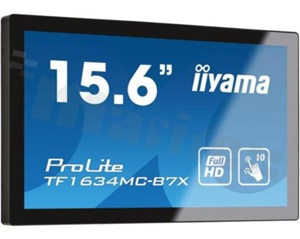 Open-frame monitor 15.6 "; 16: 9; IP65 front; touch type: CTP; 16.2M colors; 1920x1080; brightness 405 nits; contrast 700: 1; viewing angle 178/178; VGA; HDMI; DP; power supply 12VDC; VESA