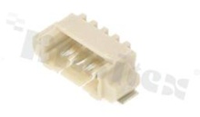 Header for PCB; pitch 1.25mm; 4-contacts; SMD; male; side entry; 125V/1A