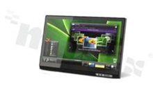 18.5"" wide; HD 1366 x 768 ProjectedCapacitive Touch Panel PC (Plastics; Black); DualCore 1.8G D525; 1GLAN;COM; SPK; VESA Stand; 12-28V input