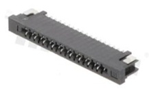 Złącze Non-ZIF do PCB; w rastrze 1.00mm; 18-stykowe; montaż: SMD; poziome