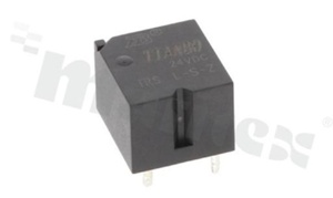Electromagnetic relay; contact rating current 30A; coil voltage 24VDC; changeover contact (1C); coil power 570mW; 30A/16VDC