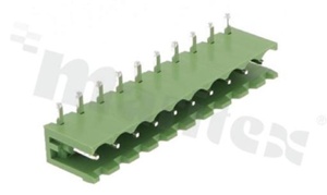 Listwa zaciskowa rozłączalna; w rastrze 5.08mm; 10-torowa; męska; kątowa; otwarta; UL 300V/15A, TUV 320V/20A