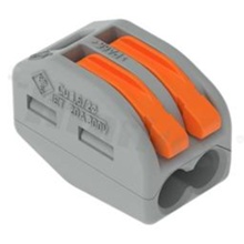 Installation quick disconnect; 2-track; with levers; cable cross section 0.08-2.5mm2; 32A/400V