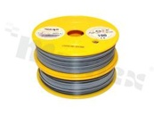 Przewód pojedynczy LGY/H05V-K; z wielodrutową miedzianą żyłą; szary/czarny; przekrój 0.50mm2; AWG 20; 500V; -40+105 st.C; 100m.