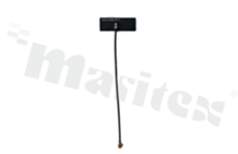 Antenna; FPC; Wi-Fi Dual-band; 2400-7125MHz; 5.5dBi; VSWR<2.0; linear; IPEX; adhesive; 28.9x11mm; black