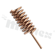Antenna; spring; ISM; 868MHz; 2.5dBi; VSWR<1.5; linear; welding head; 19.5x5.5mm