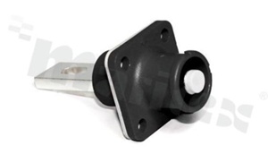 SLPRATPSB, male socket, screw assembly, SurLok Plus 5,7mm, black