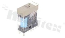 Electromagnetic relay; rated current 5A; coil voltage 24VDC; change over contacts (DPDT); LED indicator; 5A/30VDC, 5A/250VAC