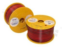 Przewód pojedynczy LGY/H05V-K; z wielodrutową miedzianą żyłą; czerwony/czarny; przekrój 1.50mm2; AWG 16; 500V; -40+105 st.C; 100m.
