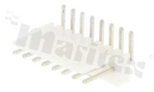 Header for PCB; pitch 2.54mm; 8-contacts; THT; male; side entry; 250V/3A