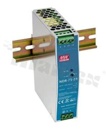 Zasilacz impulsowy; DIN; 75.6W; 12V; 6.3A; 90-264VAC; 127-370VDC