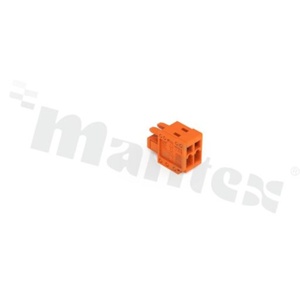 Złącza wtykowe i gniazdowe; 734-202; WAGO; 1; Orange; 2; Clamp