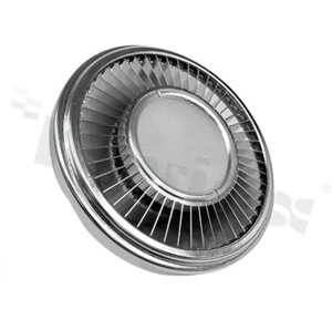 LED QR111 lamp, 15W, Neutral White, 4000K, 140°, CRI>80, silver housing and white socket, RoHS, 551614