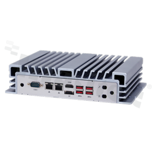 Fanless industrialComputer; IntelCore i5-8265U; 2x HDMI; 6x USB; 4xCOM; 2x LAN; DIO; SATA 2.5 "; M.2; Audio; operating temperature: -20+60C; power supply 12V DC