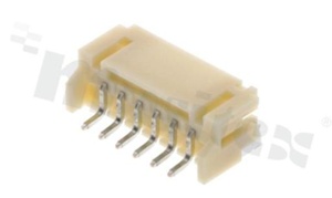 Header for PCB; pitch 2.00mm; 6-contacts; SMD; male; side entry; 100V/2A