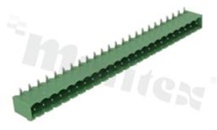 Listwa zaciskowa rozłączalna; w rastrze 5.00mm; 24-torowa; męska; kątowa; zabudowana; UL 300V/8A; TUV:250V/7A