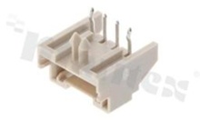 Header for PCB; pitch 2.50mm; 4-contacts; THT; male; side entry; 250V/3A