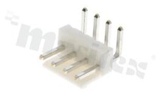 Złącze Kablowe do PCB; w rastrze 3.96mm; 4-stykowe; montaż THT; męskie; poziome; 250V/10A
