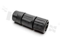 Standard Connector circular; male; straight; plug; cord grip Sz 8 4 p