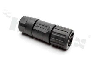 Standard Connector circular; male; straight; plug; cord grip Sz 8 4 p