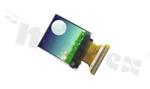 Wyświetlacz TFT; LCD 1.45";128xRGBx128 pikseli; analogowy; podświetlenie białe LED; kontrast 350:1; 140 cd/m2; 32 pinów