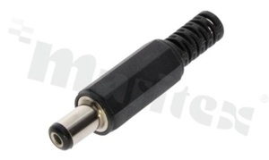 Wtyk DC; żeński; średnica wewnętrzna 2.1mm; średnica zewnętrzna 5.5mm; długość 9mm