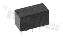 Electromagnetic relay; contact rating current 2A; coil voltage 5VDC; 2 changeover contact (2C); coil power: 200mW; 2A/30VDC; 1A/125 AC