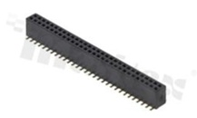 Listwa stykowa do PCB; w rastrze 1.27mm; 2x30 styków; montaż: SMD; żeńska; prosta; dwurzędowe; z uchwytem pick&place