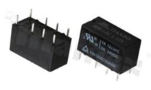 Przekaźnik elektromagnetyczny; prąd znamionowy 2A; napięcie cewki 12VDC; podwójne styki przełączne (2C); moc cewki: 200mW; 2A/24VDC; 1A/120VAC