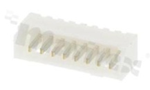 Złącze Kablowe do PCB; w rastrze 1.25mm; 8-stykowe; montaż THT; męskie; pionowe; 125V/1A