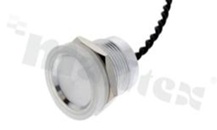 Przełącznik piezoelektryczny; monostabilny; 19mm; na przewód; aluminium; IP69K.