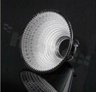 Reflektor do diod LED COB; kąt rozsyłu: 51 do 63 stopni FWHM; ilość diod: 1; rozmiar: okrąg 70mm; wysokość: 41.9mm; rodzaj materiału: PC; sposób mocowania: gniazdo