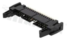 Złącze do PCB, w rastrze 2.54mm; 34-stykowe; montaż: THT; męskie; proste