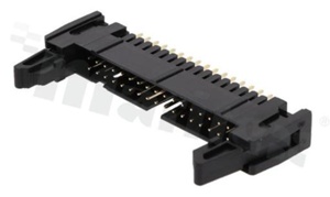 Złącze do PCB, w rastrze 2.54mm; 34-stykowe; montaż: THT; męskie; proste