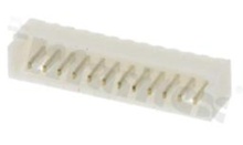 Header for PCB; pitch 1.25mm; 12-contacts; THT; male; top entry; 125V/1A
