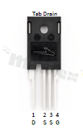 Transistor N-MOSFET SiC; unipolar; 1200V; 75mOhm; 32A; 114W; -55+150 deg.C; THT; TO-247-4