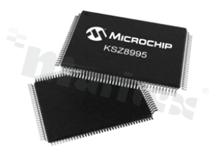 Układy scalone do sieci Ethernet; MICROCHIP; KSZ8995MA; 1.7 V - 3.45 V; 100 Mbps; Ethernet, SPI; 3.4 mm
