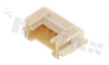 Header for PCB; pitch 2.00mm; 4-contacts; SMD; male; side entry; 125V/2A